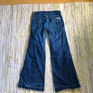 Hudson wide leg jeans